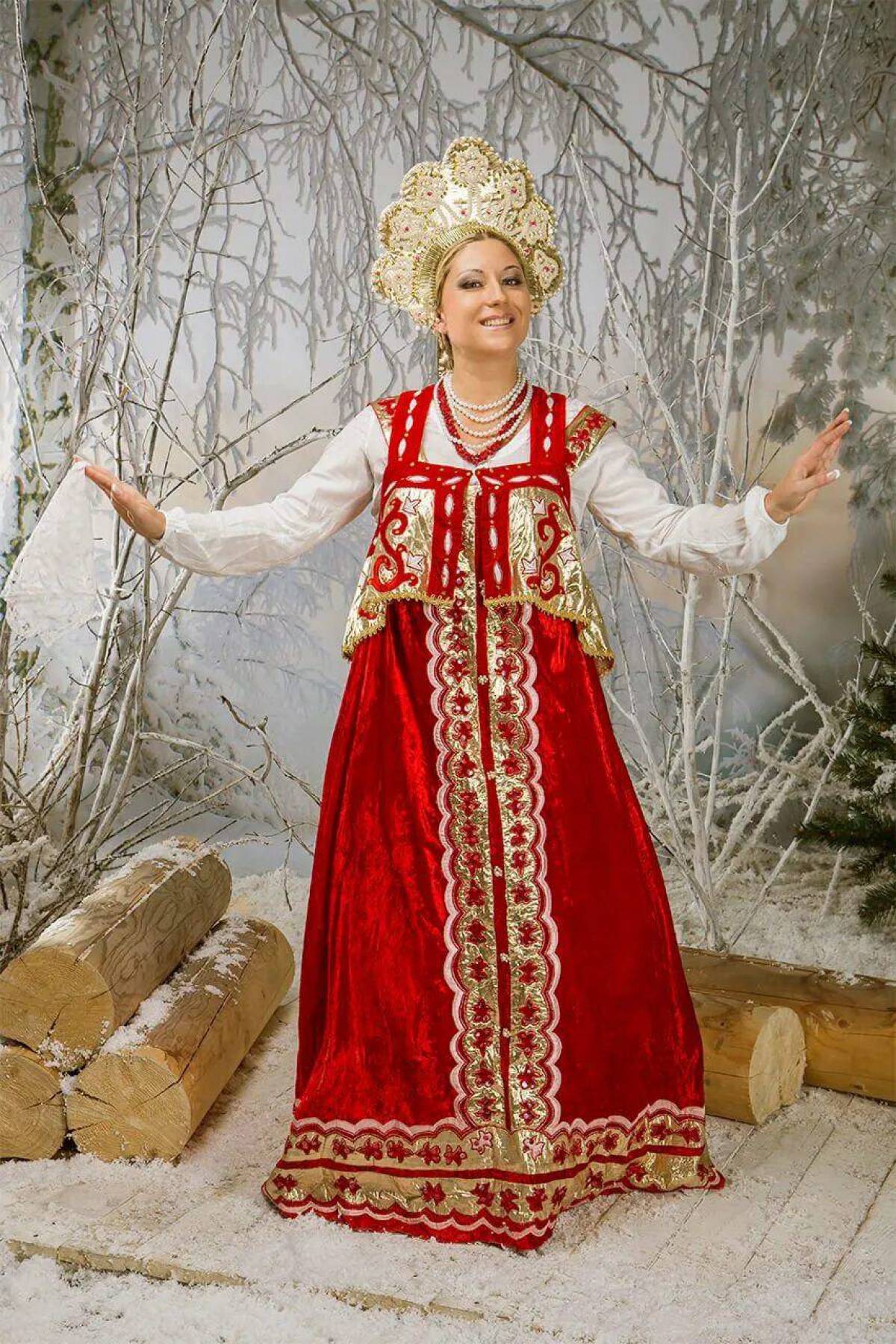 Girls in Slavic costumes in Aleppo